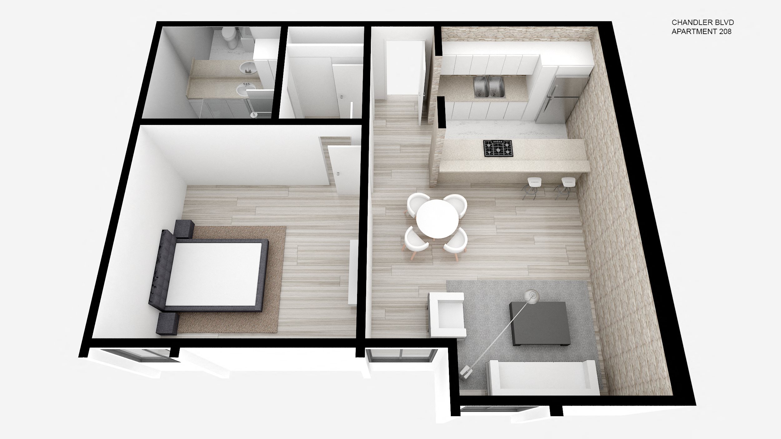 One Bed + One Bath